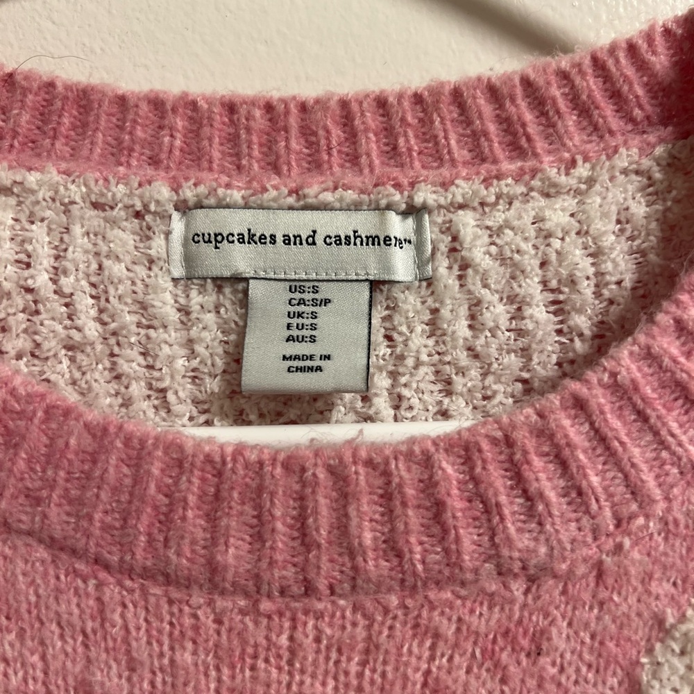 Cute Pink Valentine’s Day sweater - Picture 2 of 3